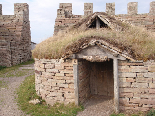 Viking Fortress Interior Structures.